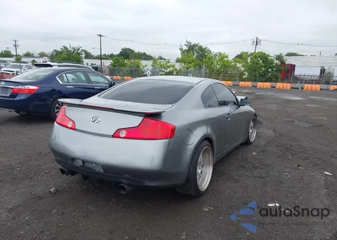 2003 Infiniti G35 Base W/Leather z USA, uszkodzony, nr VIN JNKCV54E83M212528